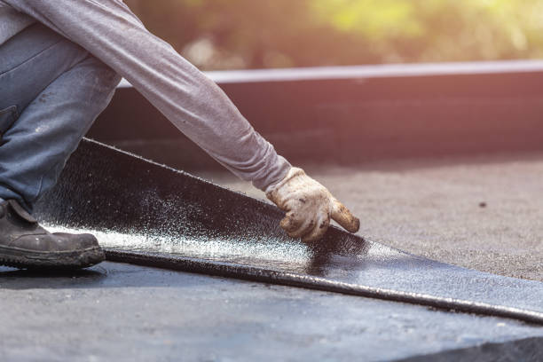 Professional Basement Waterproofing technician working in Hammond, WI